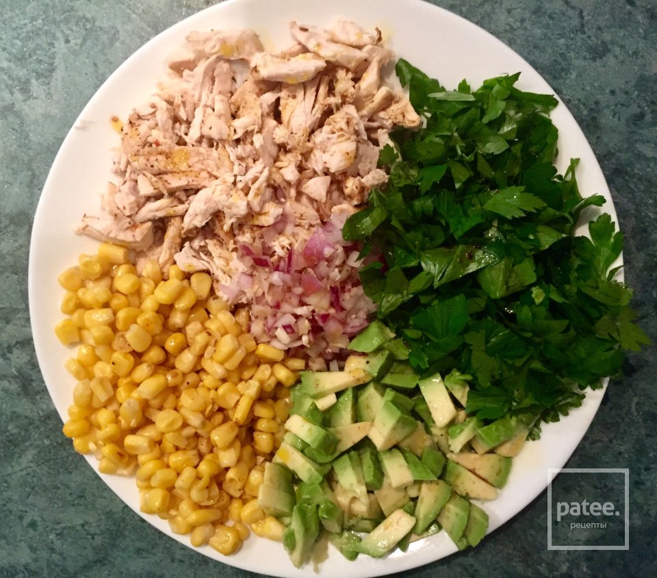 Куриный салат с авокадо 🥑 - Шаг 2