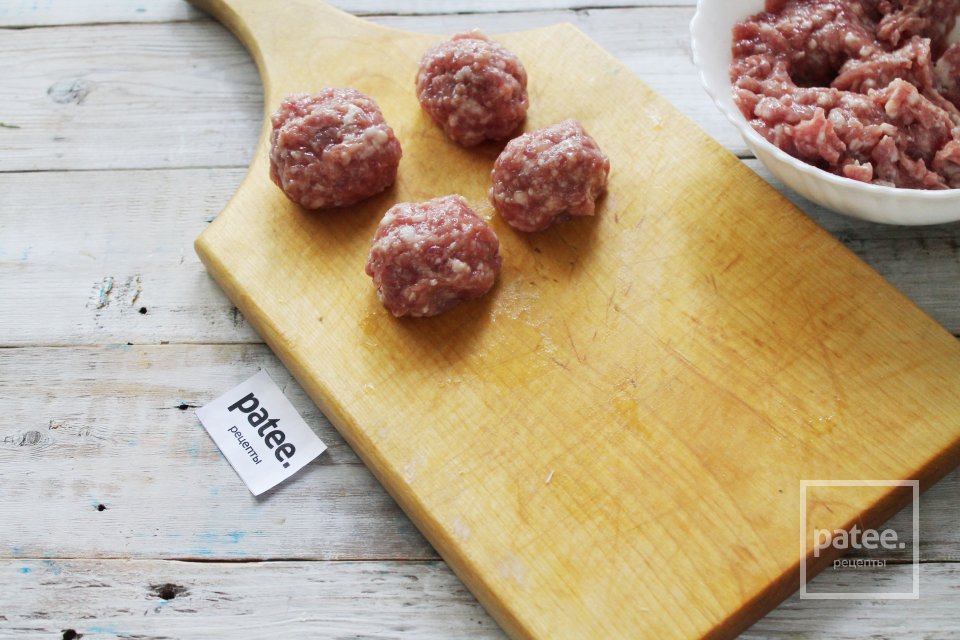 Суп с мясными фрикадельками и чечевицей - Шаг 9