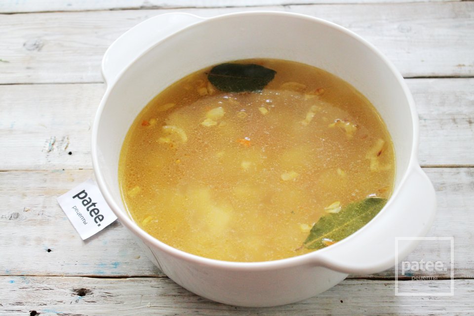 Суп с мясными фрикадельками и чечевицей - Шаг 11