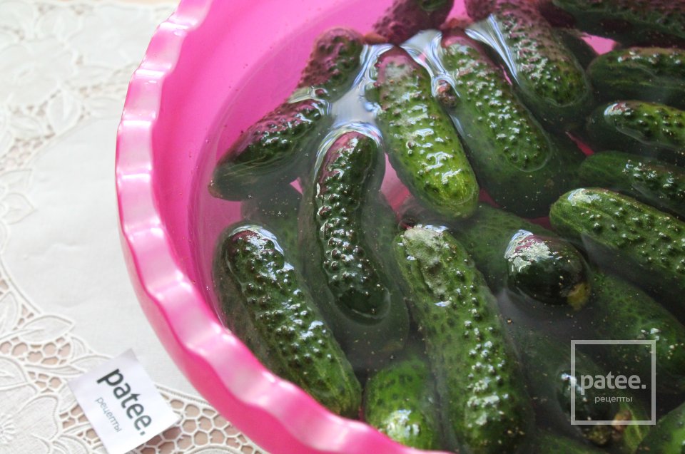 Огурцы маринованные с лимонной кислотой и сухой приправой для маринования - Шаг 2