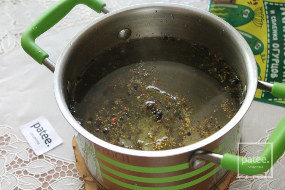 Огурцы маринованные с лимонной кислотой и сухой приправой для маринования - Шаг 8