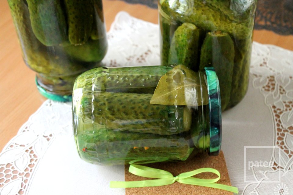Огурцы маринованные с лимонной кислотой и сухой приправой для маринования - Шаг 13