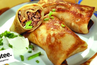 Блинчики с мясом