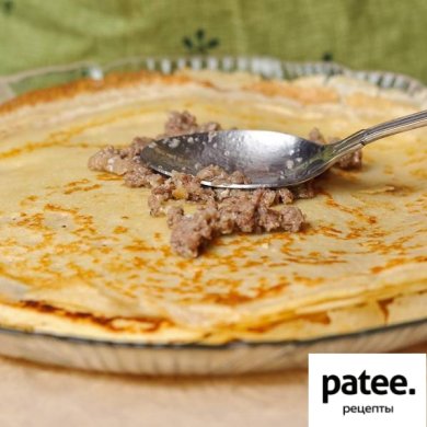 Блинчики с мясом - Шаг 10