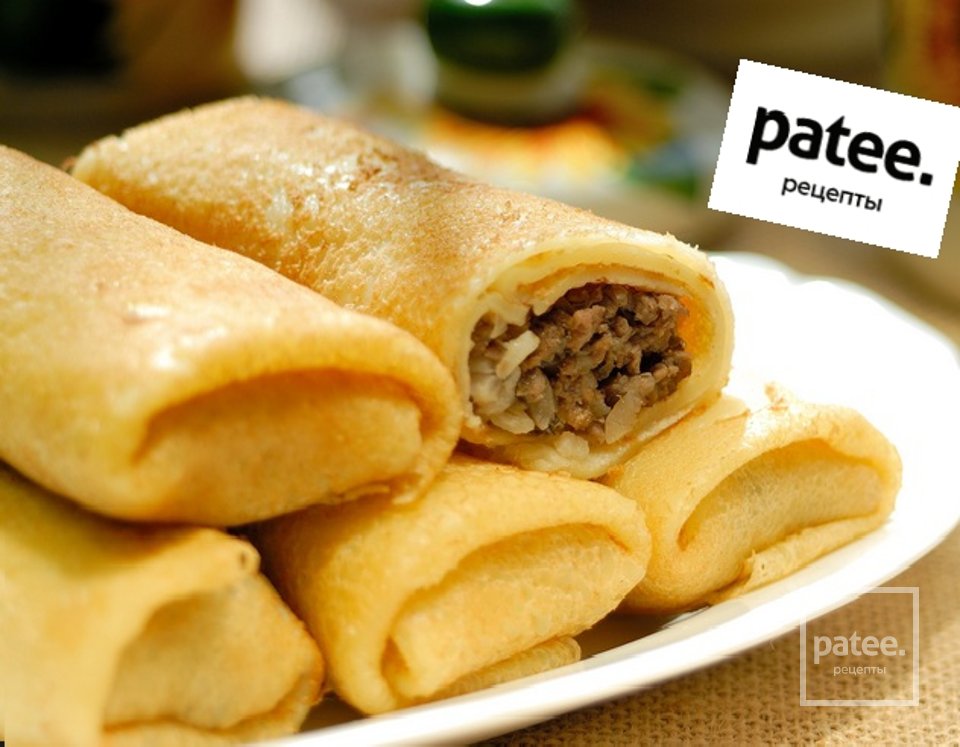 Блинчики с мясом - Шаг 13