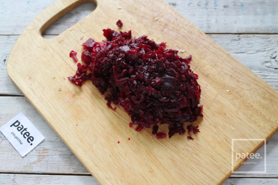 Борщ с говядиной, копчёными ребрами и фасолью - Шаг 9