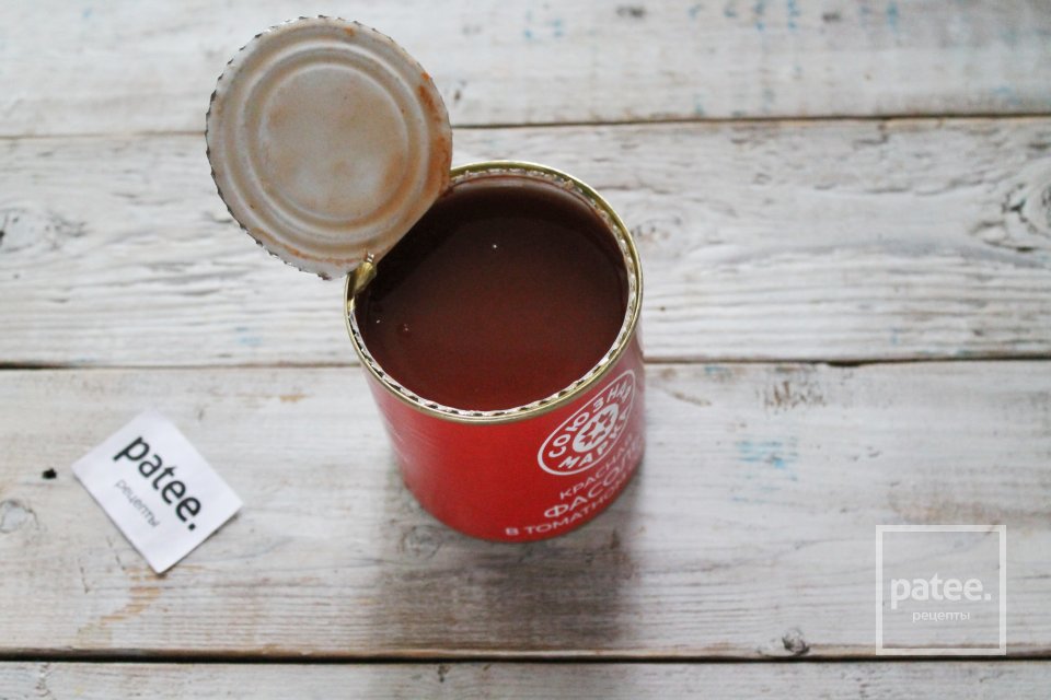 Борщ с говядиной, копчёными ребрами и фасолью - Шаг 14