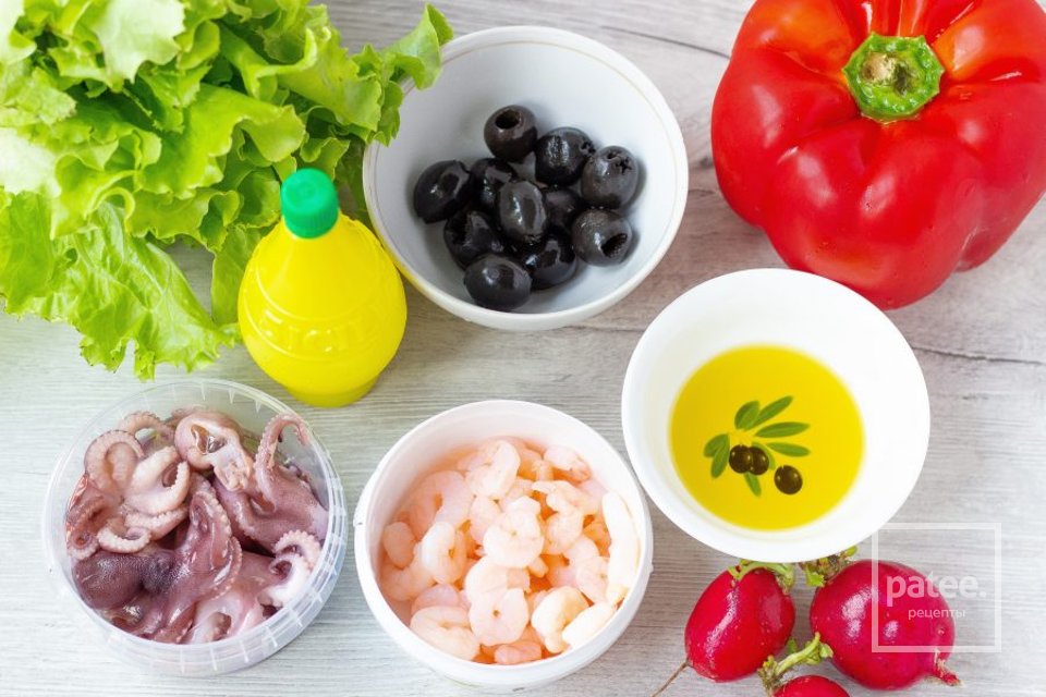 Салат "Цветочная поляна" - Шаг 1