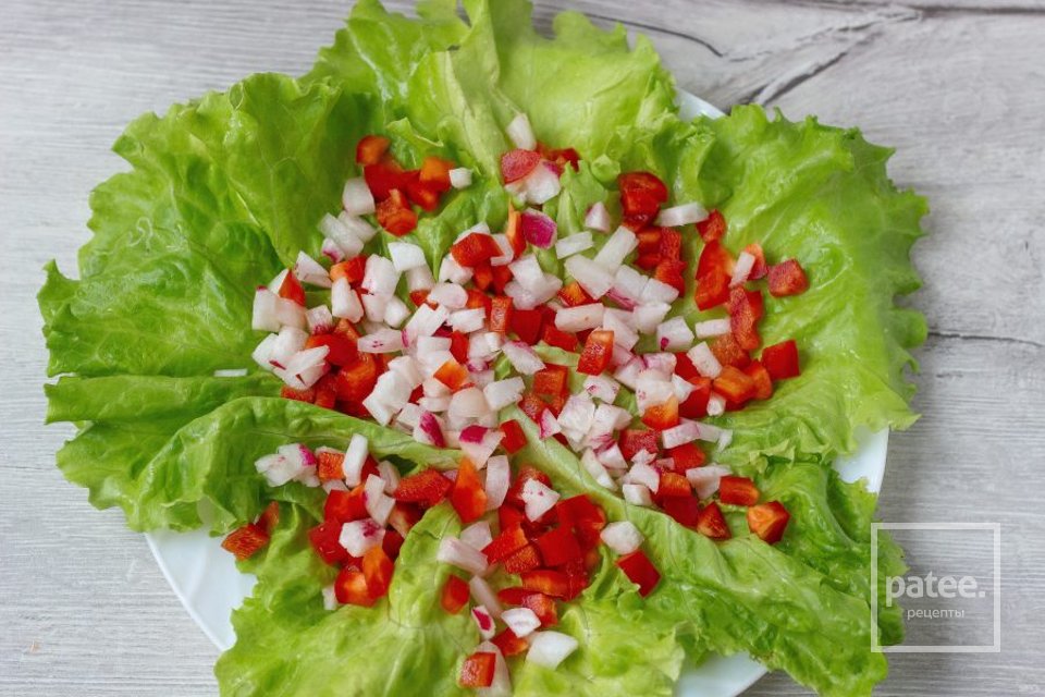 Салат "Цветочная поляна" - Шаг 5