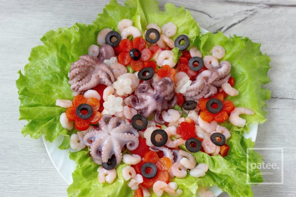 Салат "Цветочная поляна" - Шаг 7