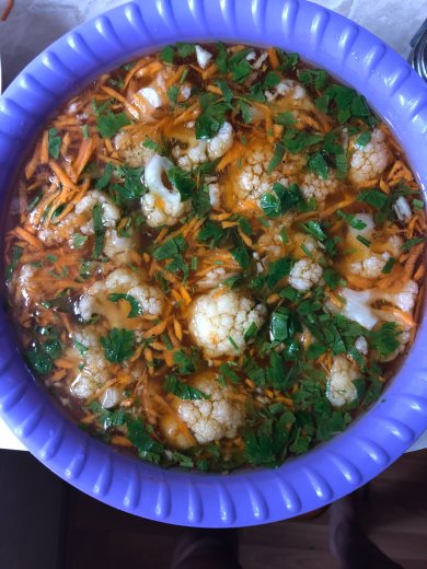 Цветная капуста по-корейски - Шаг 6