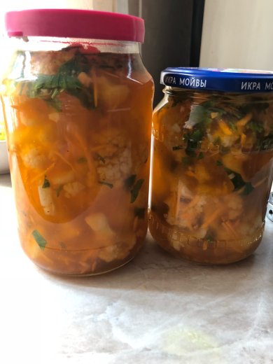 Цветная капуста по-корейски - Шаг 7