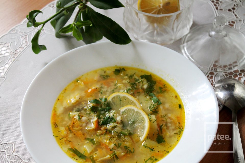 Рыбный суп из пикши с пшенкой - Шаг 15