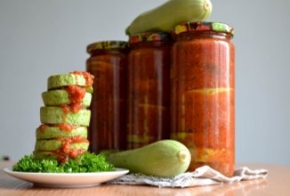 Кабачки по-грузински на зиму