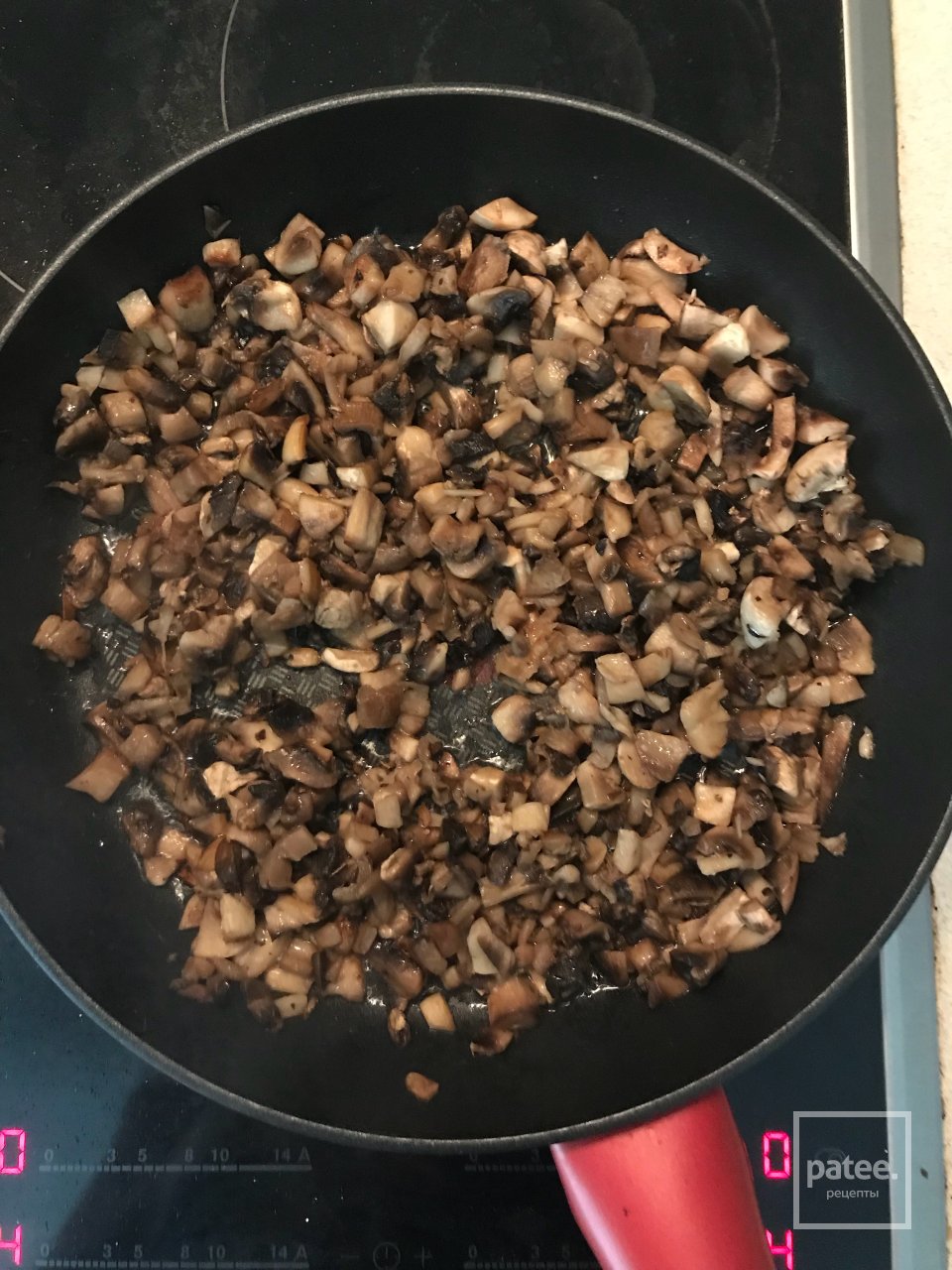 Мясной пирог с грибами из лаваша 🥖 - Шаг 3