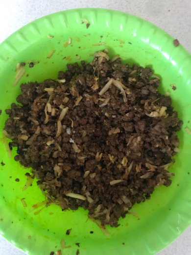 Мясной пирог с грибами из лаваша 🥖 - Шаг 11