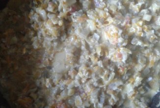 Каша из баклажанов