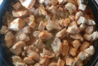 Курица с кабачком