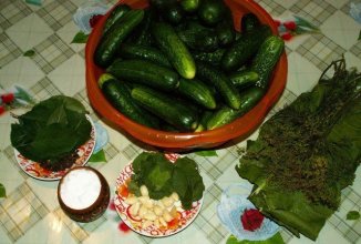 Заготовка соленых огурцов в банках-консервация на зиму