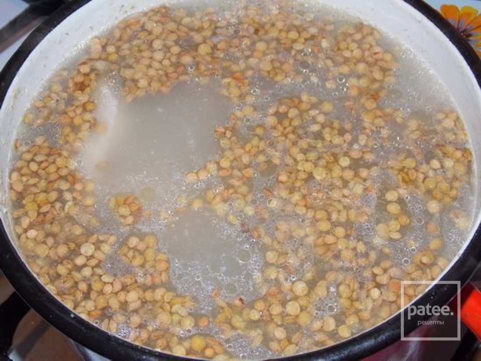 Суп из чечевицы рецепт на куриных крылышках - Шаг 3