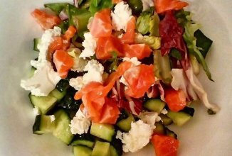 Салат из форели