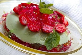 Семифредо с клубникой