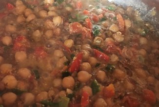 нут с чечевицей