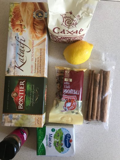 Греческий десерт из тесто Катаифи🇬🇷 - Шаг 1