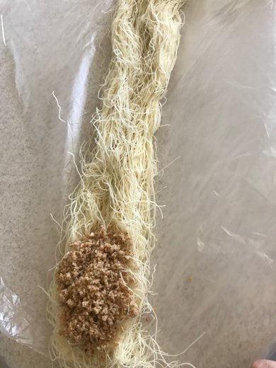 Греческий десерт из тесто Катаифи🇬🇷 - Шаг 8