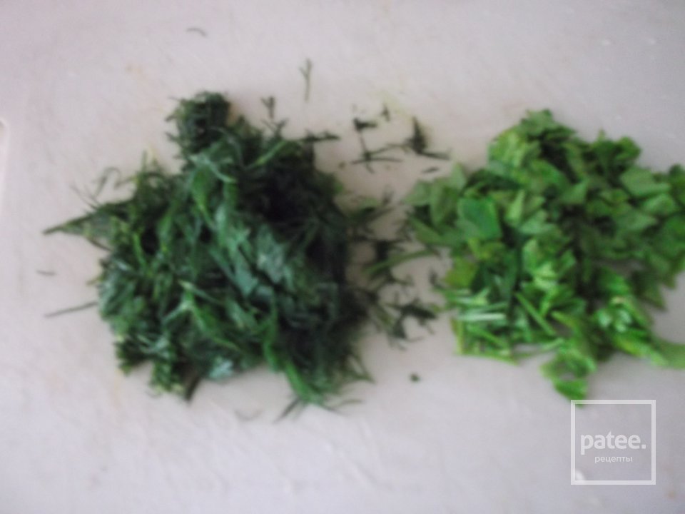 Салат с яйцами, ветчиной. - Шаг 6