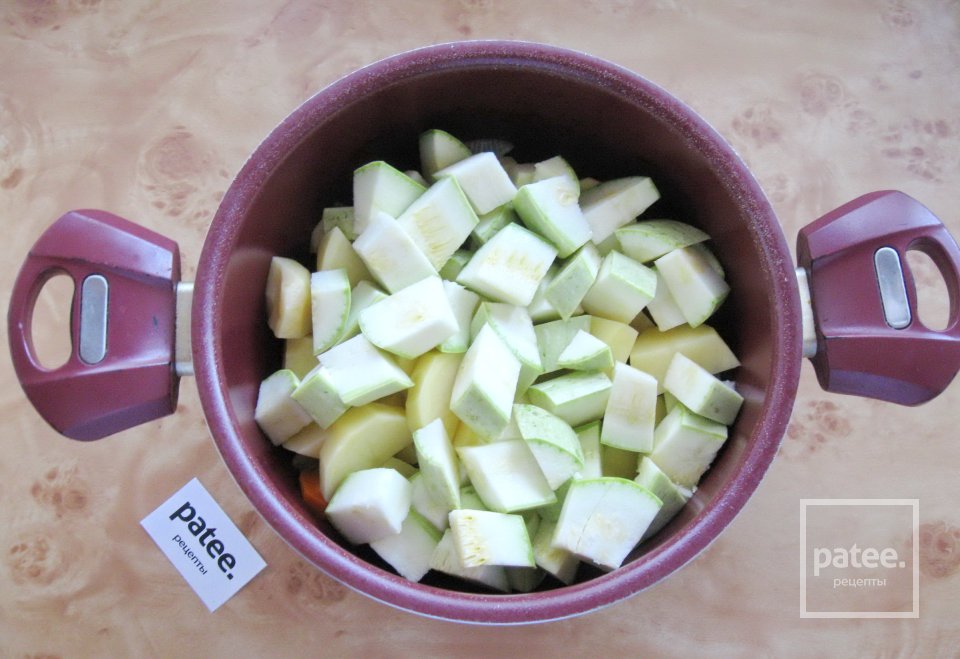 Овощное рагу с кабачком и баклажаном - Шаг 5