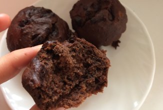 Шоко капкейки без масла