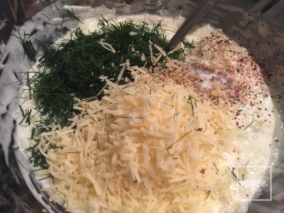 Запеканка из кабачков на сметане - Шаг 3