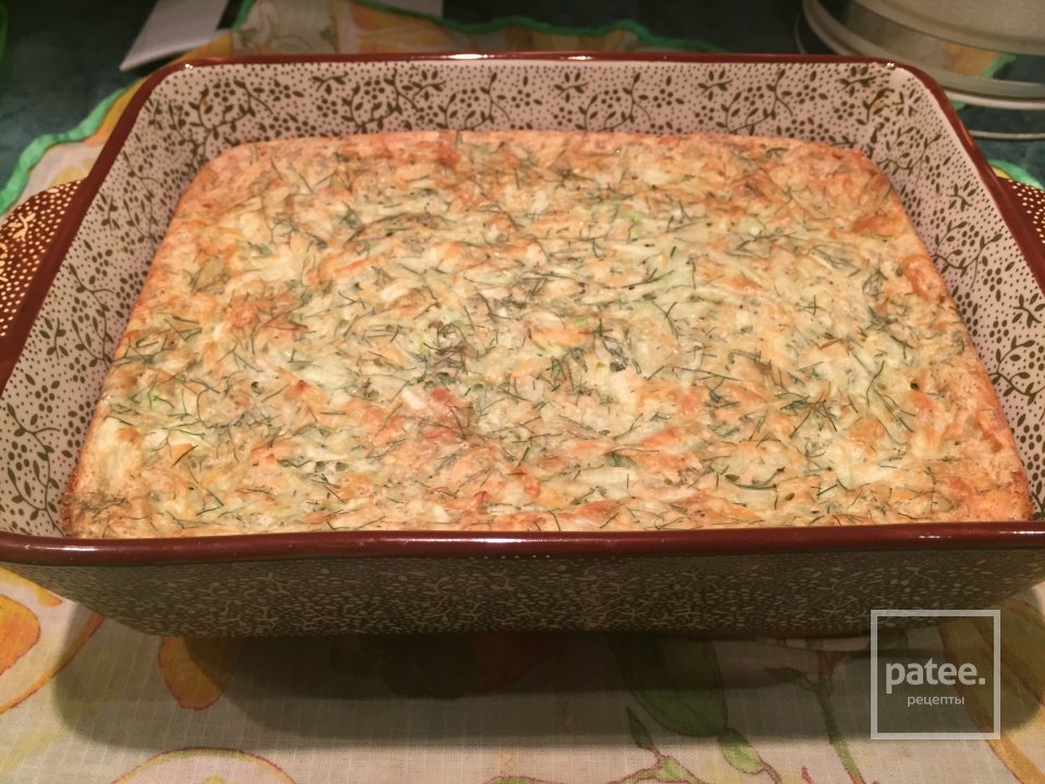 Запеканка из кабачков на сметане - Шаг 4