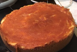 персиковый чизкейк