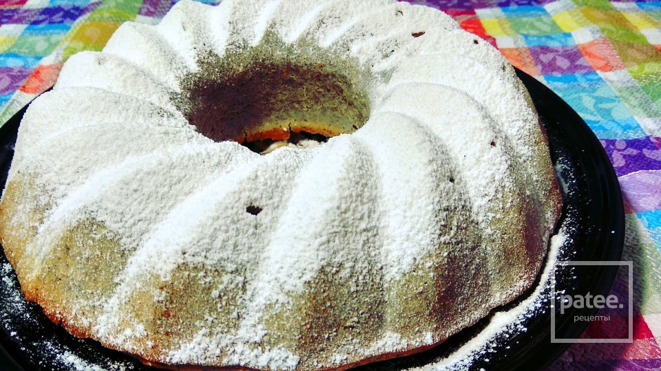 Кекс на кефире, с маком - Шаг 9