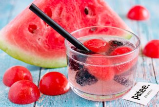 Как сделать арбузный лёд для напитков