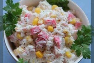 Салат из крабових паличок