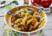 Жаркое по-домашнему из баранины с овощами
