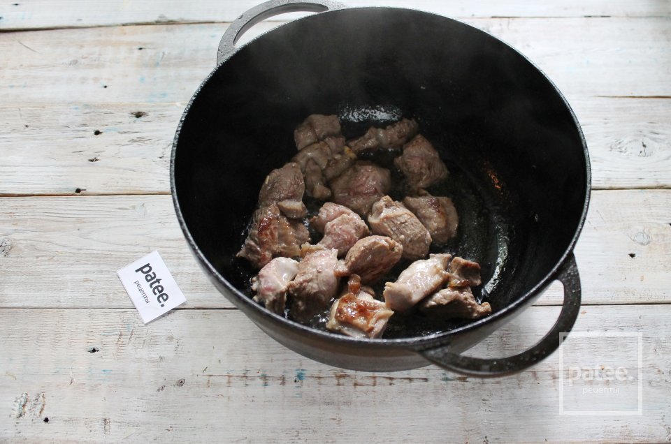 Жаркое по-домашнему из баранины с овощами - Шаг 8