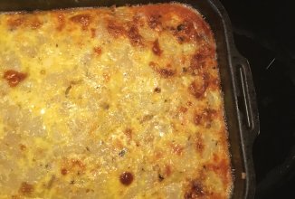 рыбная рисовая запеканка