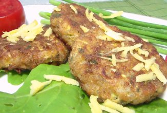 Овощные биточки из кабачка