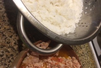 Рис с фаршем