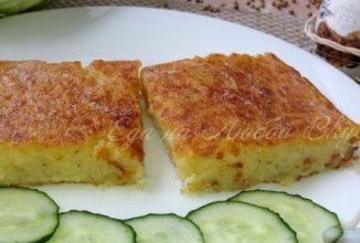 Картофельная запеканка с брынзой