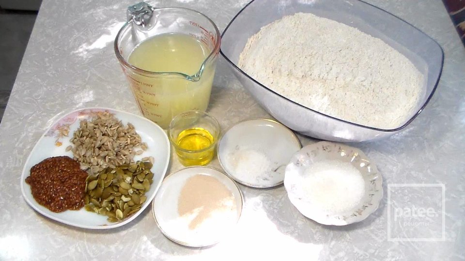 Хлеб зерновой - Шаг 1