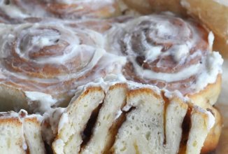 Творожные булочки с корицей