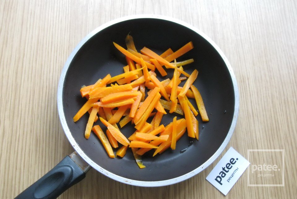 Салат с баклажанами, перцем и огурцами - Шаг 4