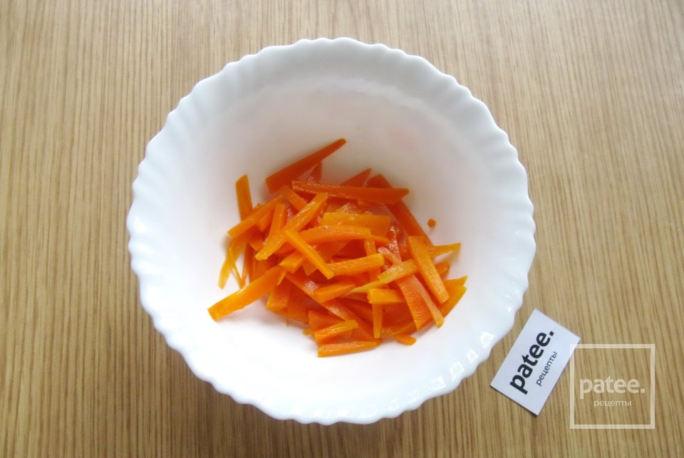 Салат с баклажанами, перцем и огурцами - Шаг 7