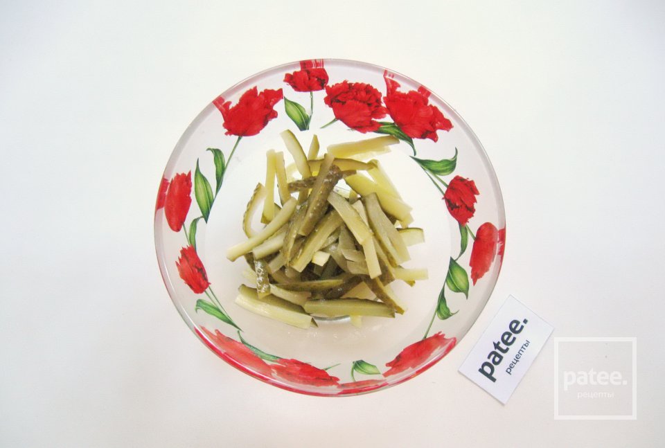 Картофельный салат с копченой колбасой - Шаг 2