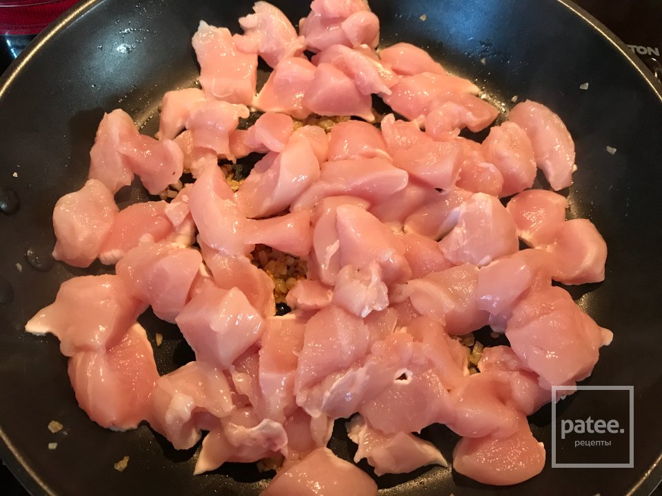 Паста с курицей и грибами - Шаг 2